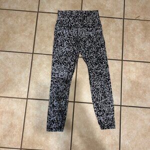 Lululemon Align Pant II 25"Urban Block Ice Grey Black